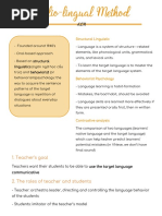 ALM-Audio Lingual Method