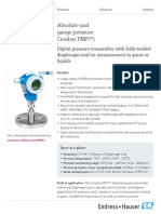 Endress-Hauser Cerabar S PMP75 EN