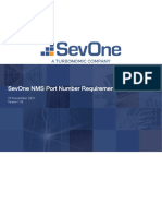 SevOne NMS Port Number Requirements Guide