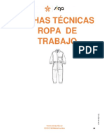 Lote 2 Fichas Técnicas Damas