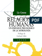 Liz Green - Relaciones Humanas, Un Enfoque Psicológico de La Astrología