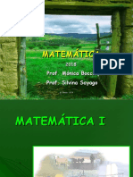 MATEMÁTICA. Prof. Mónica Bocco Prof. Silvina Sayago. M. Bocco