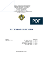 Trabajo Recurso de Revisión-Postgrado Ugma