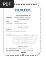 Informe de Práctica #9 - LABORATORIO BIOQUIMICA I - 2022