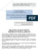 PPT-Drafting, Pleadings & Conveyancing - Unit-1