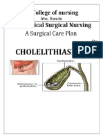 Care Plans-Cholelithiasis New