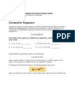 Activity 4 - Geometric Sequence