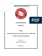 Foreign Trade University: Econometrics Group 3