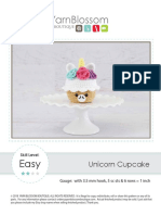 Yarn Blossom Boutique Unicorn Cupcake