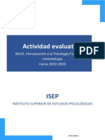 ML01. Introducción A La Psicología Forense y Su Metodología (Elaborar Un Informe Pericial Psicológico)