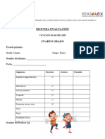 Tercera Evaluación 4°