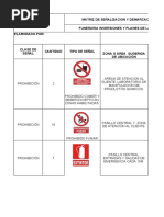 Matriz de Señalización Aprendices