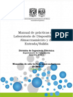 Manual de Prácticas Del Laboratorio de Dispositivos de Almacenamiento y de Entrada/Salida