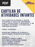 Cartilha de Atividades Infantis