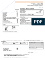 Account Summary Payment Information: Rewards