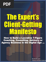 The Experts Client-Getting Manifesto