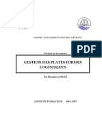 Gestion Des Plates Formes Logistiques