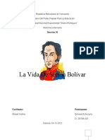 Simon Bolivar La Vida