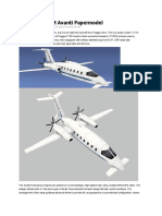 Piaggio P180 M Avanti Papermodel