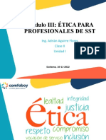 CLASE II de ÉTICA