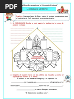 Ficha Relig Martes Corona de Adviento Prof. Yessenia FB Maestras de Primarias Unidas 933623393