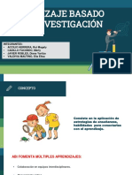 Aprendizaje Basada en Investigación