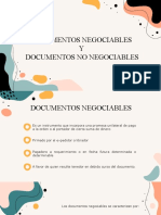 Documentos Negociables y No Negociables