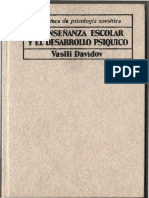 Vasili Davidov - La Enseñanza Escolar y El Desarrollo Psiquico (1988, Editorial Progreso) - Libgen - Li