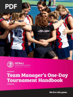 Team Manager's One-Day Tournament Handbook