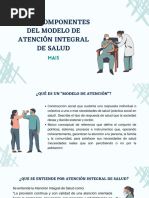 Ejes y Componentes Del Modelo de Atención Integral de Salud