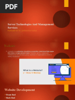 Server Technologies and Management Services Associated With Hosting