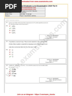 3rd Feb SSC CGL 2020 Tier 2 Maths Paper PDF @exam - Stocks