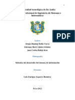 Metodología para El Desarrollo de Sistemas de Información