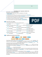 Correction 11º Ano Vocabulary and Grammar WK - Unit 1 - Cópia