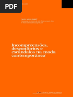 "Incompreensões, Desconfortos e Escândalos Na Moda Contemporânea", Por Axel Moulinier