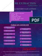 Feature Extraction: - Saheni Patra