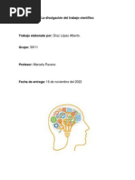 La Divulgación Del Trabajo Científico