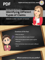 Rws-Identifying Different Types of Claims