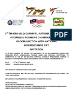 Invitation Form 1st Carnival TM Championship 2022 - 27062022