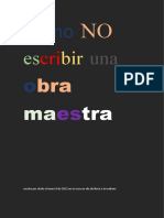 Como NO Escribir Una Obra Maestra19