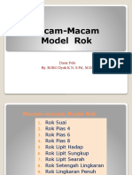 Macam-Macam Model Rok & Pola Dasar