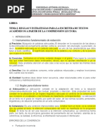 Semana I... Tema I. - Reglas y Estrategias para La Escritura de Textos Academicos A Partir de La Comprension Lectora