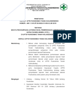 (8.5) 8.1.3 SK Waktu Penyampaian Laporan Hasil Lab Utk Pasien Urgen