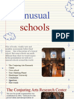 Unusual Schools