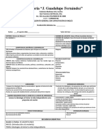 Formato de Planeación Preparatoria .J.G.F. Histori Mex