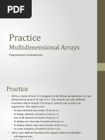 Lect-16 Multidimensional Array (Practice)