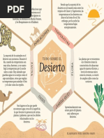 Grafica Monografia Desierto Ilustrado Crema