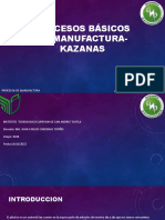 Procesos Básicos de Manufactura - Cuadro Sinóptico