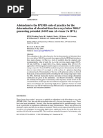 Addendum To The IPEMB Code of Practice For The Determination of Absorbed Dose For X-Rays Below 300 KV Generating Potential (0.035 MM Al-4 MM Cu HVL)