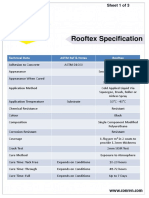 Rooftex Specification